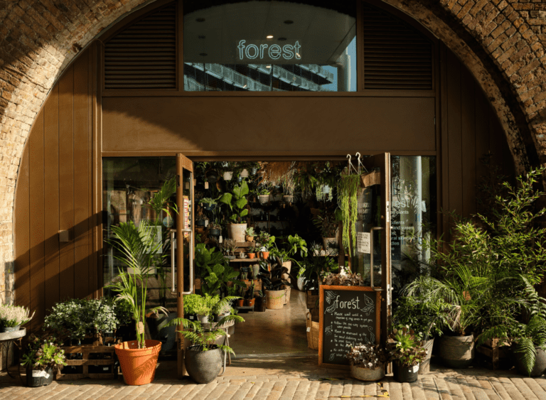 Plant shop in the arches