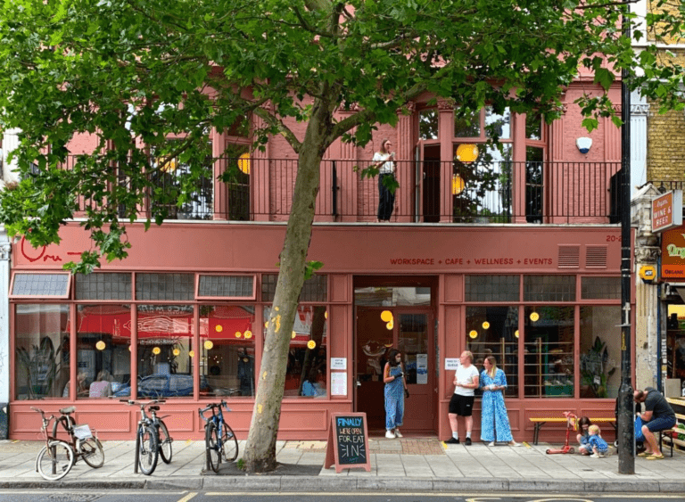 Street view of shops on Lordship Lane