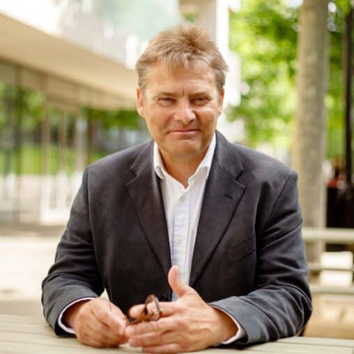 Head shot of Get Living CEO Rick De Blaby sat in East Village